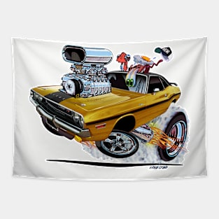 Vince Crain High Octane 1970 Dodge Challenger GOLD Tapestry