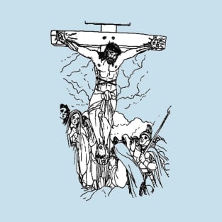 Lord Jesus Christ Suffering Crusifixion Crusified T-Shirt