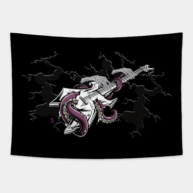 Heavy Metal Guitar Tapestry by Viper Unconvetional Concept