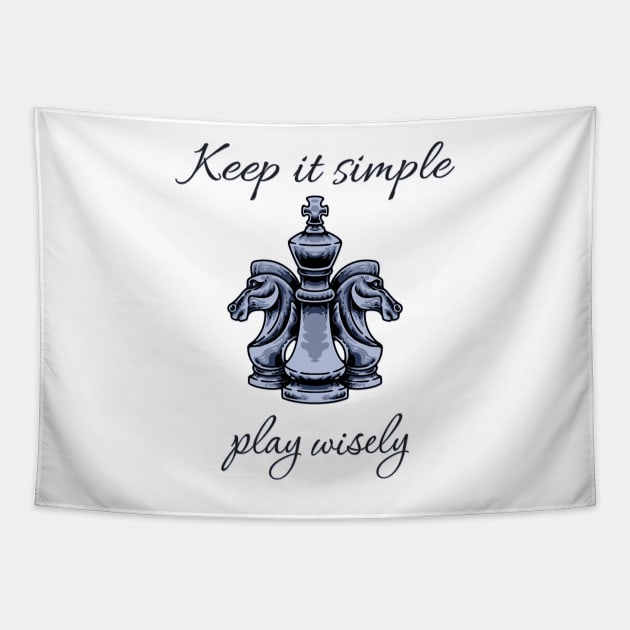 Chess Mantra Tapestry by Exclusivelly