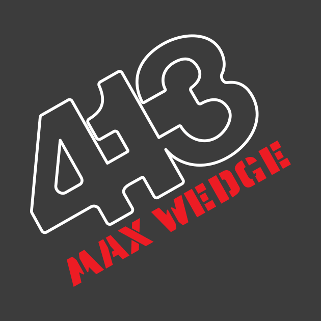 413 Max Wedge - Badge Design (Reverse) by jepegdesign