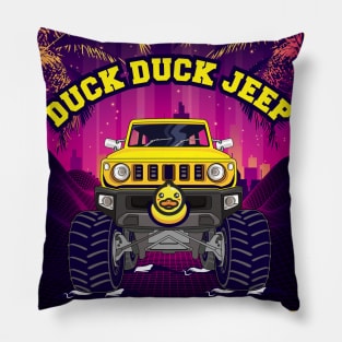 Duck Duck Jeep Pillow