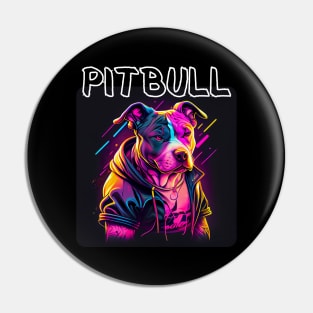 Graffiti Style - Cool Pitbull 2 Pin