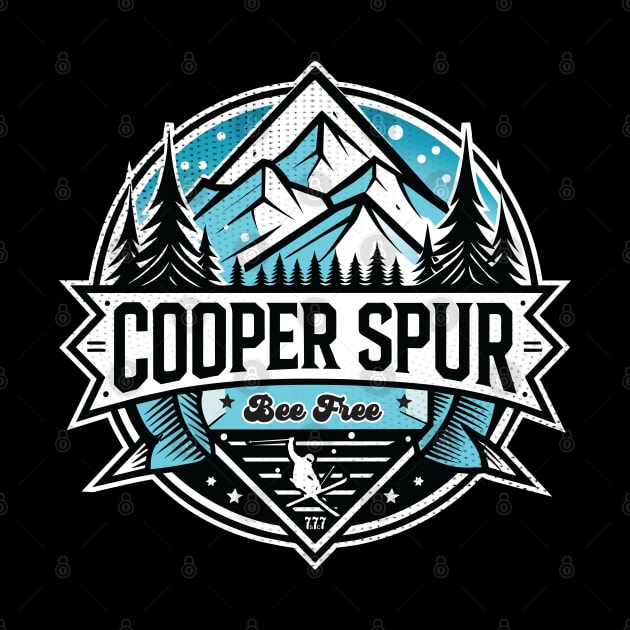 Retro Cooper Spur Ski by Surrealcoin777