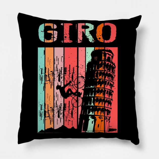 Giro ditalia dreses vintage Pillow by vintagejoa