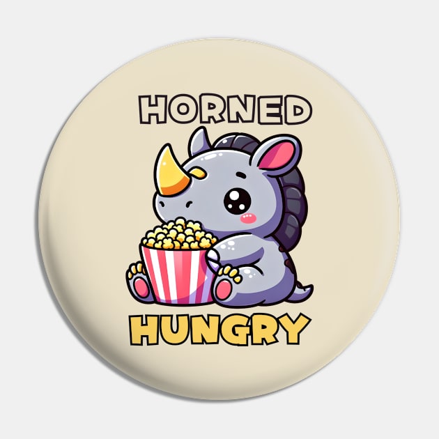 Horned hungry popcorn rhino for movie lovers Pin by Japanese Fever