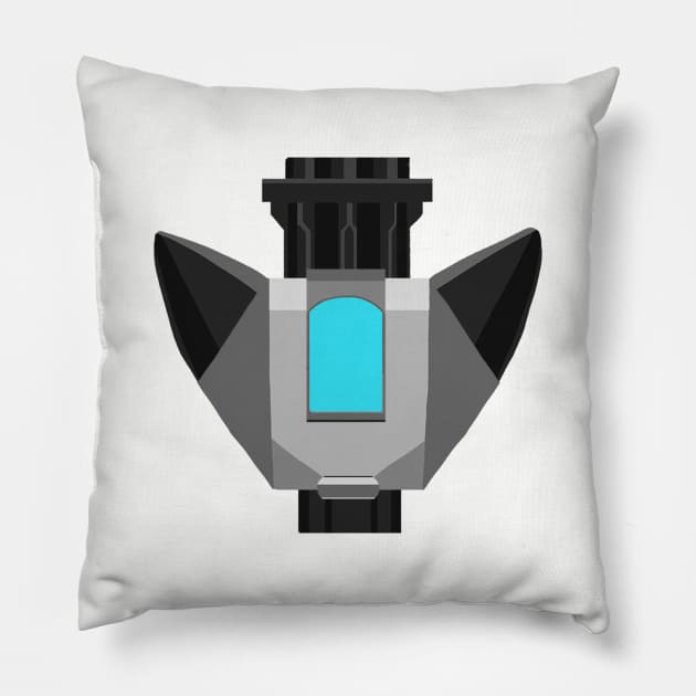 Overwatch Cats Bastion Pillow by DebbieMongrel