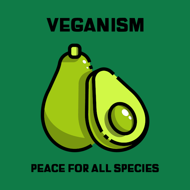 Veganism Peace For All Species by ROXYCITY