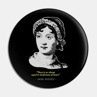 Jane Austen Quote Pin