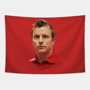 Kimi Raikkonen low poly Tapestry