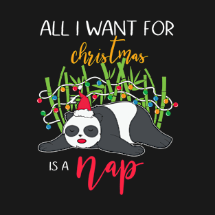 All I Want For Christmas Is A Nap T-Shirt