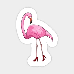 Flamingo with High heels Magnet