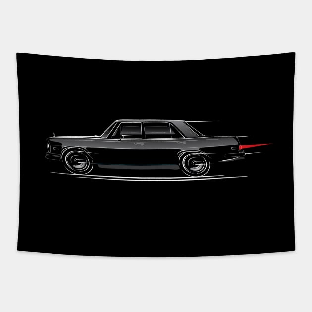 Mercedes 280 SE W108 Tapestry by PauHanaDesign