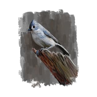 Blue Bird Painting T-Shirt