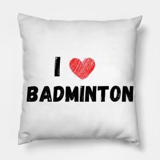 I lover badminton Pillow