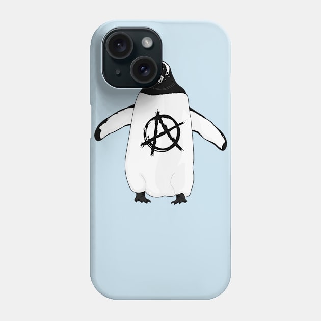 Anarchy in the Antarctic Phone Case by CottonRobot