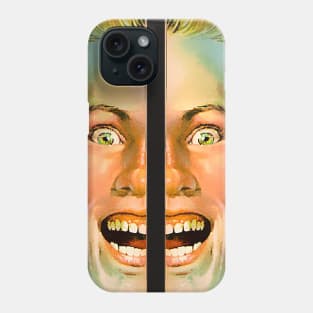 Big smile from blond man Phone Case