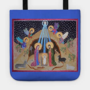 Silent Night Nativity Tote