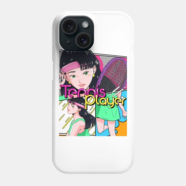 Tennis Phone Case by chao-illustrator