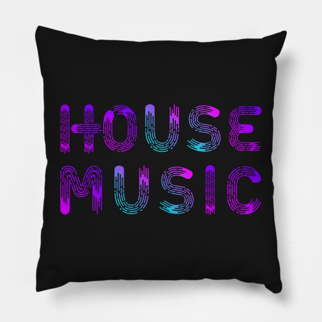 House Music US Pillow by dojranliev