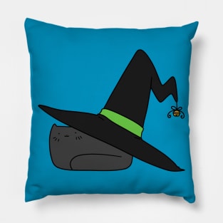 Witch Hat Black Cat Pillow