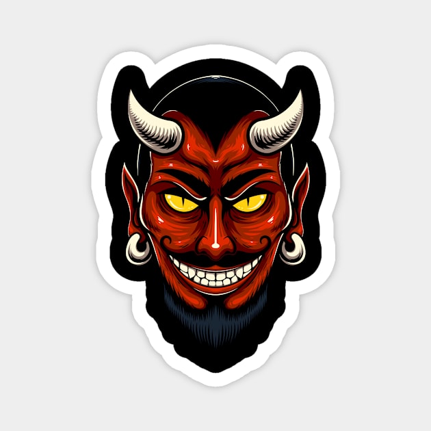 Devil 1.5 Magnet by Harrisaputra