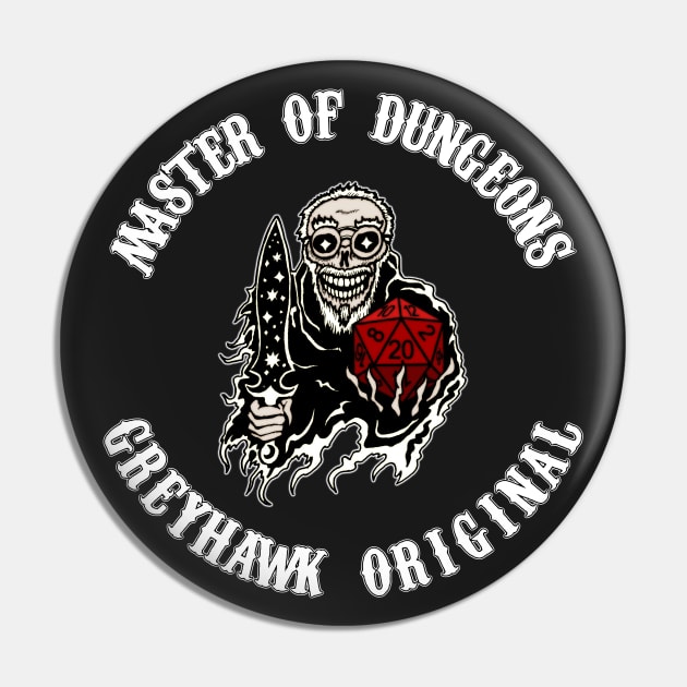 Master of Dungeons - Greyhawk Original Pin by azhmodai