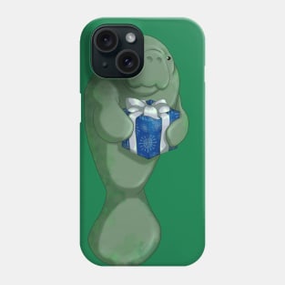 Christmas Manatee Phone Case