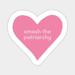 Smash the Patriarchy Heart Magnet