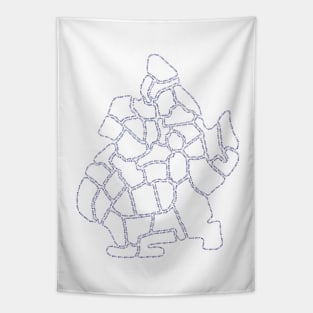 Brooklyn Zipcode Map (blue) Tapestry