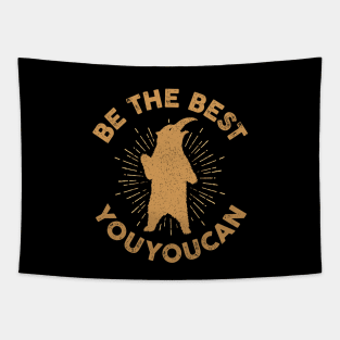 Be The Best Youyoucan - You You Can - Circle Tapestry