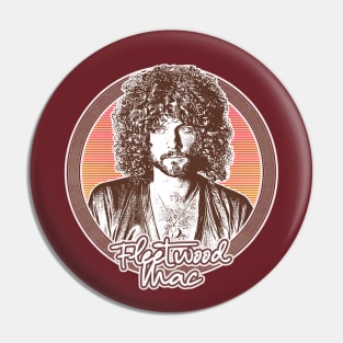 Fleetwood Mac /\/ Retro Style Fan Design Pin