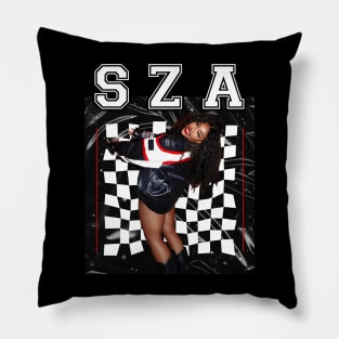 SZA - Vintage - Black/White/Red Pillow