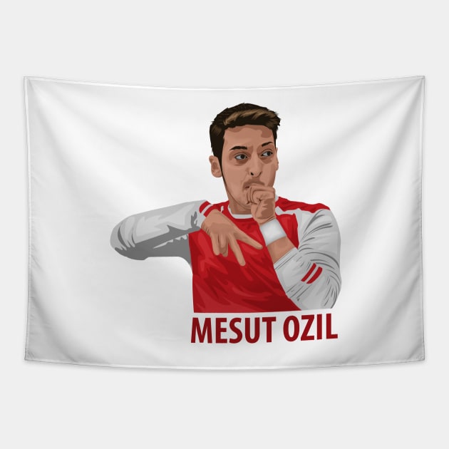 Mesut Ozil Tapestry by siddick49