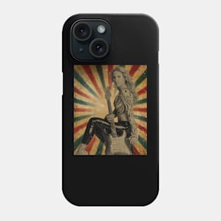 Ana Popović Photo Vintage Retro Look Fan Design Phone Case