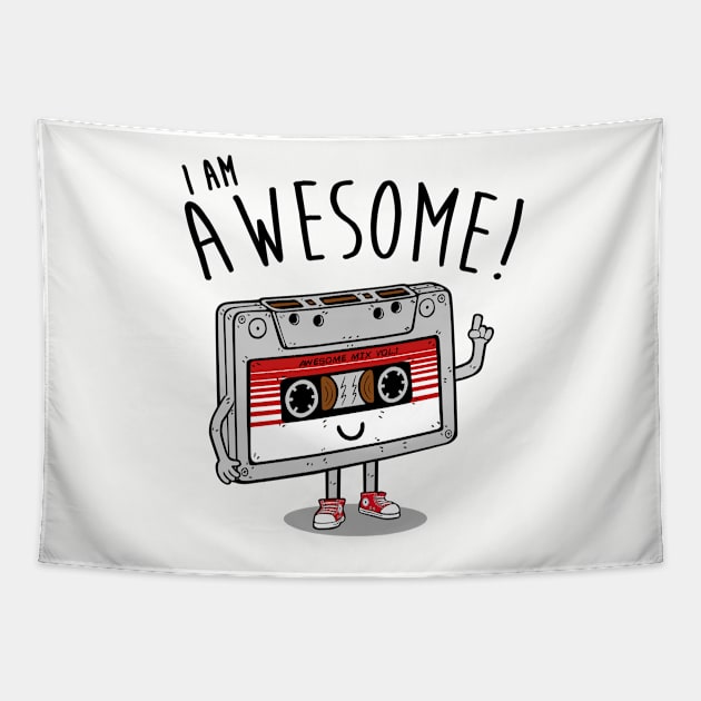 I am Awesome Tapestry by Melonseta