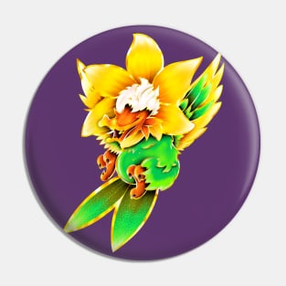 Daffodil flyer Pin