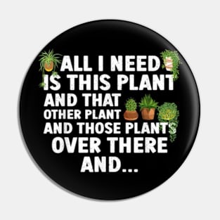 Plant Lover Gift Gardening Accessories Pin