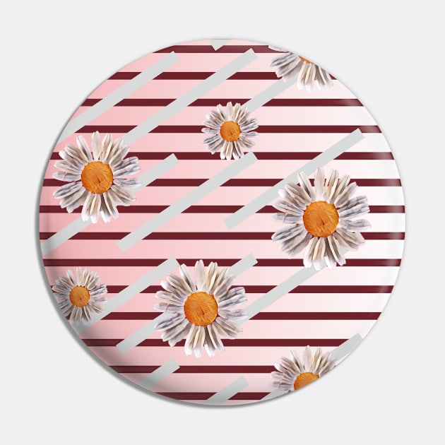 Daisies and stripes Pin by Evgeniya