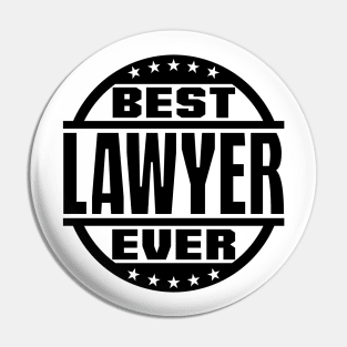 Best Lawyer Ever Pin