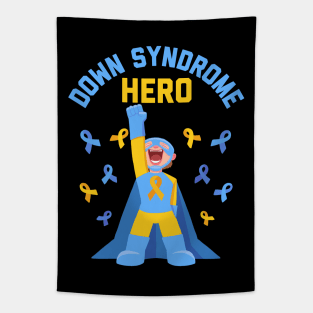 Down Syndrome Awareness Cute Super Hero Gift Tapestry