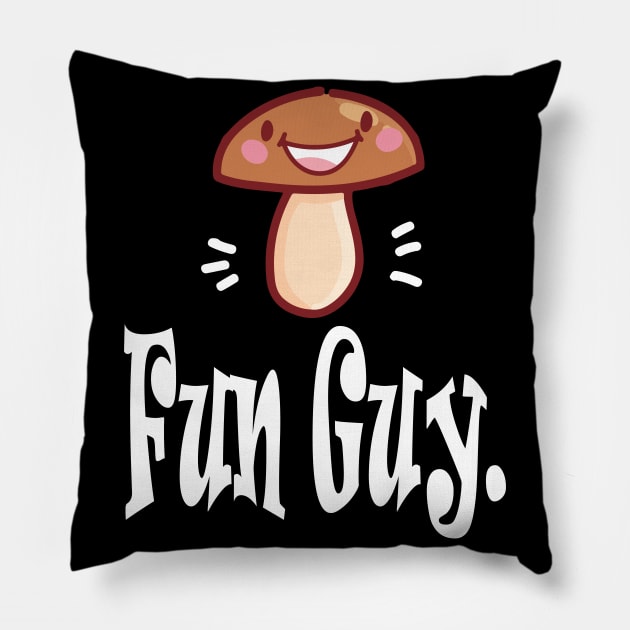 Fun Guy Pillow by Work Memes