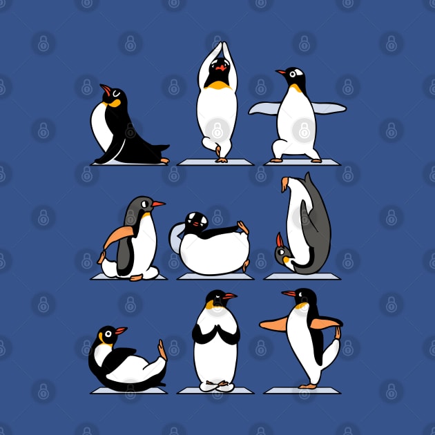 Penguin Yoga by huebucket