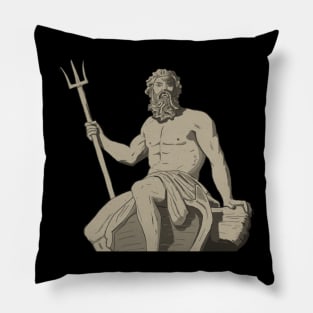 Posedion Statue Pillow