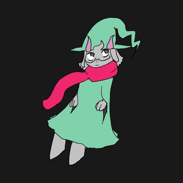 Deltarune Light Ralsei Chibi Sticker, Pin, + Others by nhitori