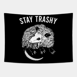 Stay Trashy - Funny Possums Tapestry