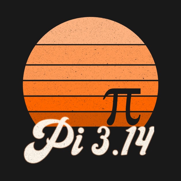 Pi Orange Vintage Sunset Retro Script by Lyrical Parser