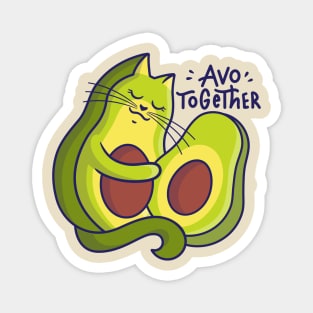 avo together avocado Magnet