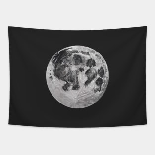 Watercolor Moon | Full Moon Tapestry