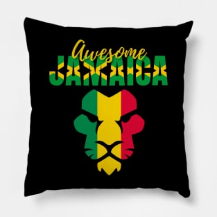 Awesome Jamaica Jamaican Flag Independence Day 2023 Pillow